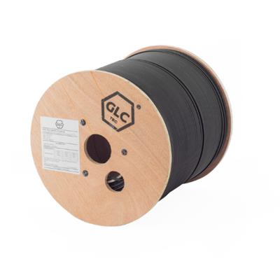 FIBRA DR0P GLC FIGURA 8 - 2 CORE SM FLAT ACERO 1KM GLC-DR0P-2-FLAT-AC