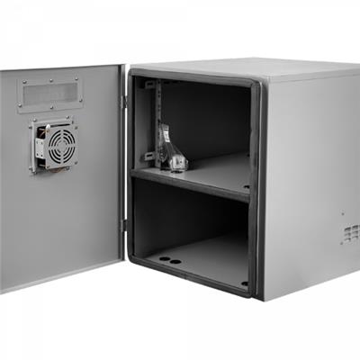 GABINETE RACK ALGCOM 6U EXTERIOR ACERO FIT 60LTS PROF. INTERNA 260MM POSTE