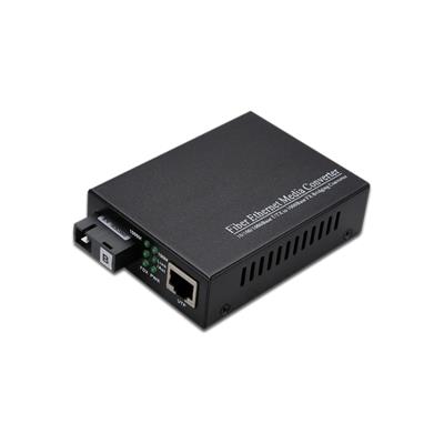 MEDIA CONVERTER ETU-LINK GIGA SINGLE FIBER SM 1550/1310NM 20KM SC/UPC 12V 1A EM-1100-BS20B