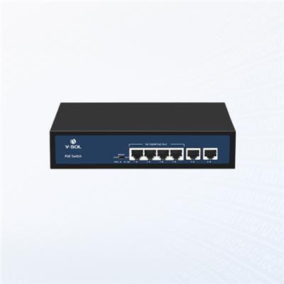 SWITCH POE+ VSOL V1004-2F-P 4*FE POE+2*FE UPLINK