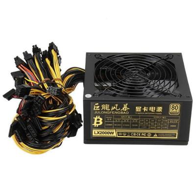FUENTE PSU JULONGFENGBAO LX2000W DUAL CHANNEL 2000W 80PLUS PLATINUM