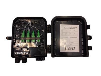 FDB CAJA EXTERIOR FTTH POWERFIBER 2X8 CON SPLITTER 1X8
